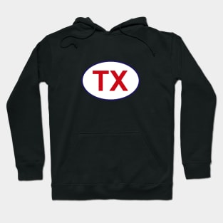 Texas State Sticker Hoodie